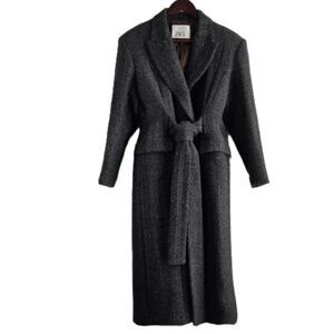Zara Tweed Wool Coat